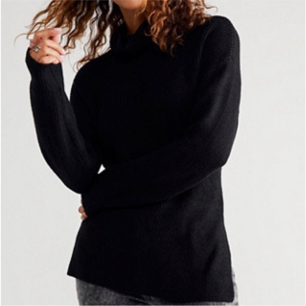 FREE PEOPLE BEACH Open Tie Back Sweater Size XS - Picture 2 of 6